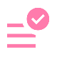 List Pink Icon