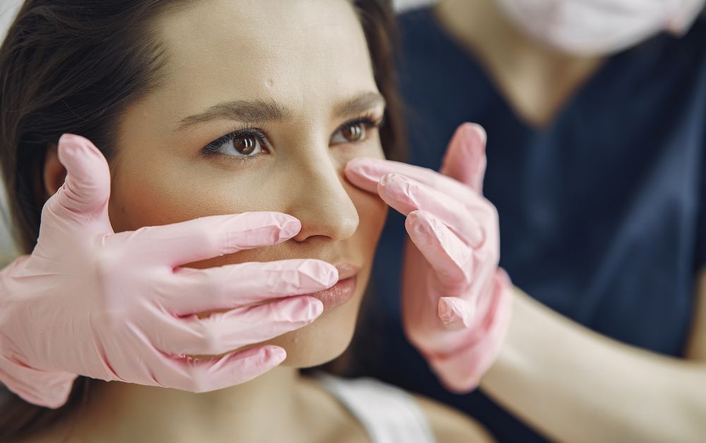 tahap persiapan pada filler hidung