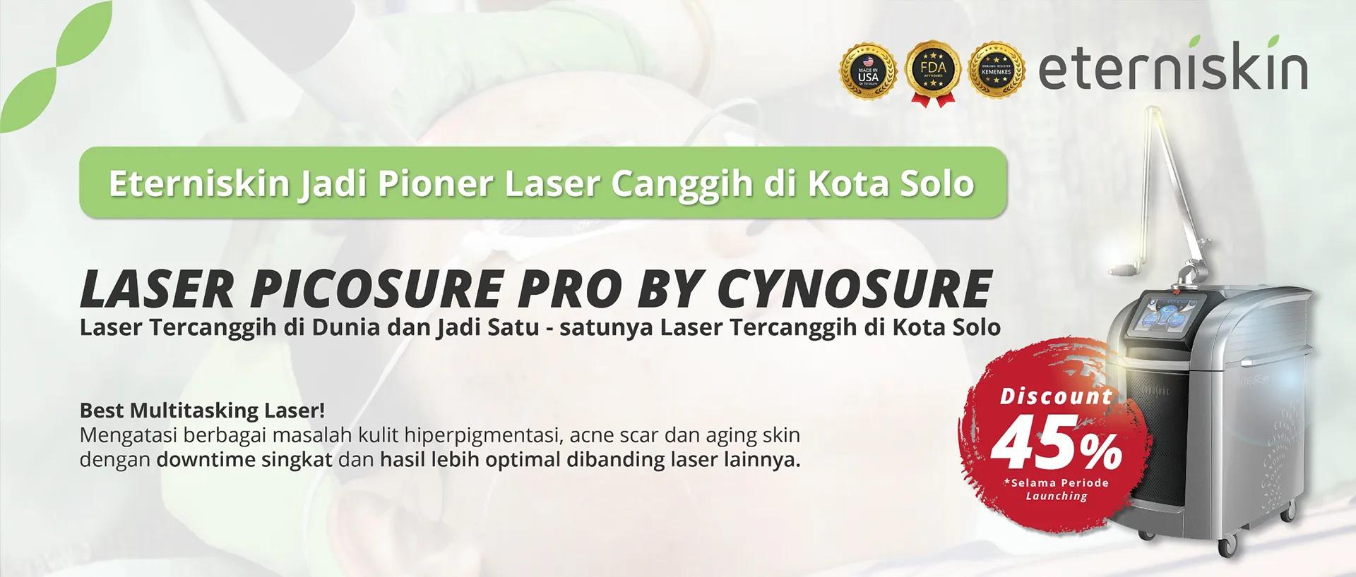 Laser Picosure untuk Atasi Flek di Klinik Kecantikan Eterniskin